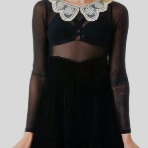 NWT UNIF Wednesday Addams Dress - Size M